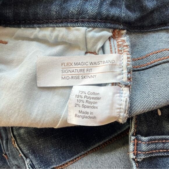 Lane Bryant Dark Wash Skinny Jean Size 20 - Picture 4 of 11